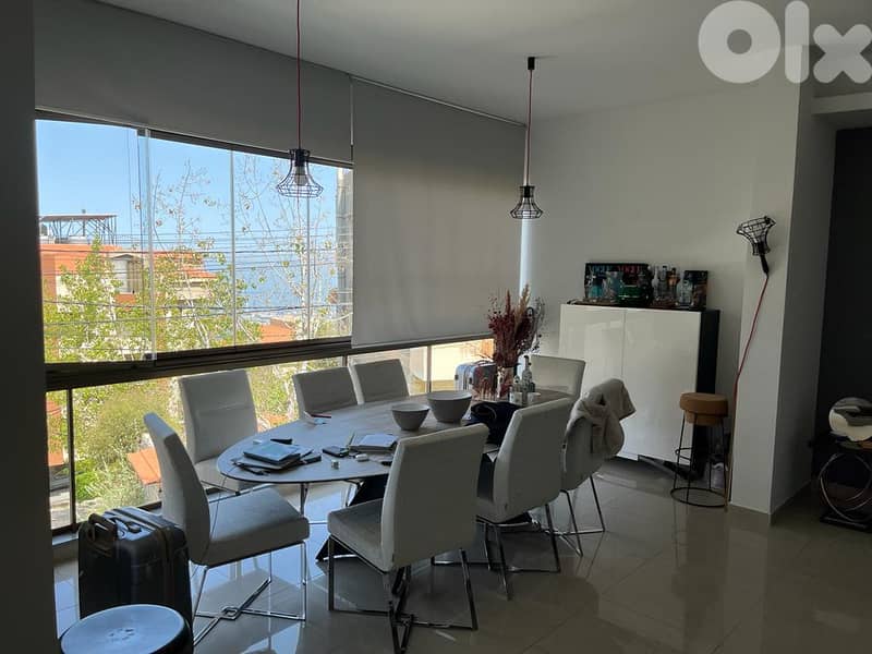 Furnished apartment with terrace for sale in Biyadaشقة مفروشة مع تراس 0