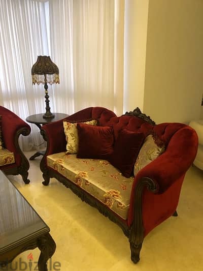 salon 3seats,2sests and 2 armchair