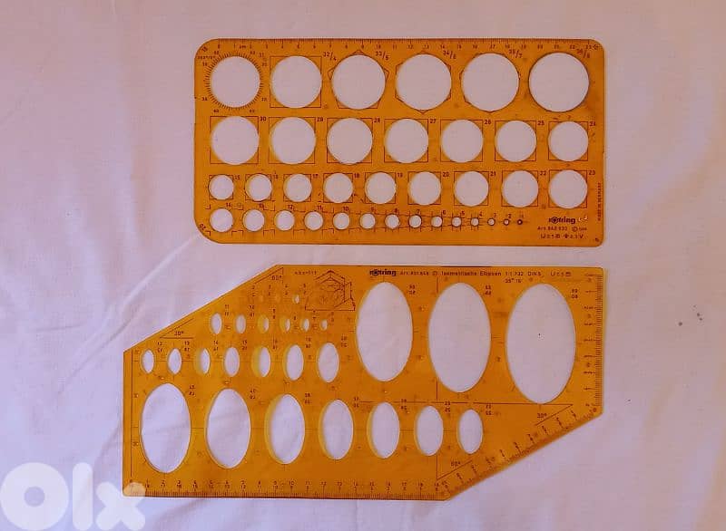 Circles and Ovals templates - مساطر دائرات 0