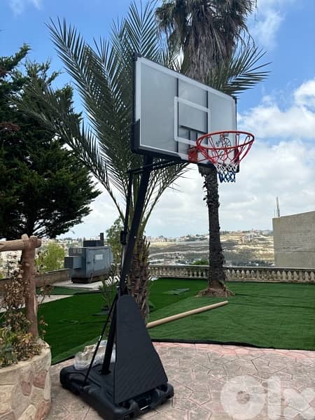 Portable basketball hoop board 140 cm x 80 cm 1