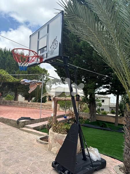 Portable basketball hoop board 140 cm x 80 cm 3