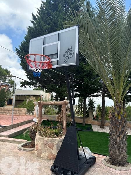 Portable basketball hoop board 140 cm x 80 cm 4