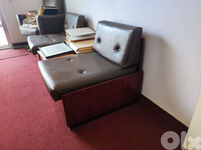 Office Chairs mohagony wood 1