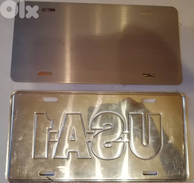 USA / france / italy tin plates for car or decoration 30*15cm 10$ each 1
