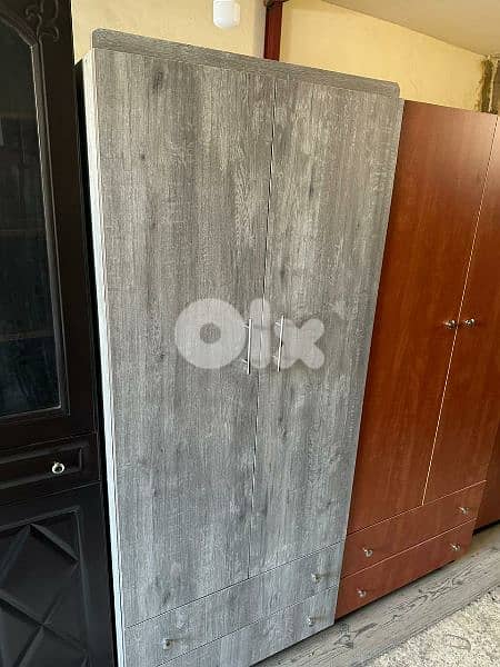 خزانة درفتين عرض 80 سم غميقة 47 1