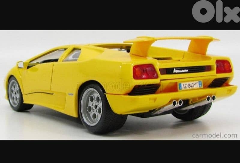 Lamborghini Diablo 1990 diecast car model 1;18. 2