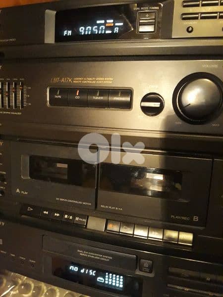 Sony vintage stereo HCDA17K (100watts×4)high power sound& bass reflect 4