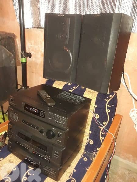 Sony vintage stereo HCDA17K (100watts×4)high power sound& bass reflect 6