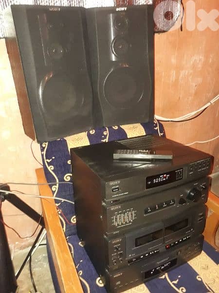 Sony vintage stereo HCDA17K (100watts×4)high power sound& bass reflect 14