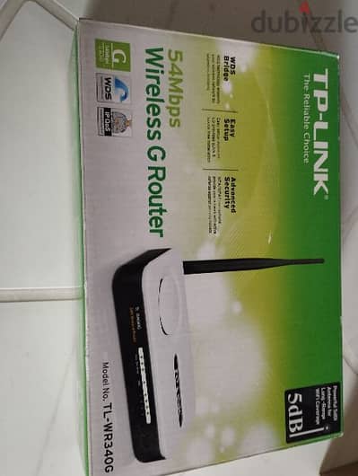 TP Link 54Mbps Wireless G Router (TL-WR340G)