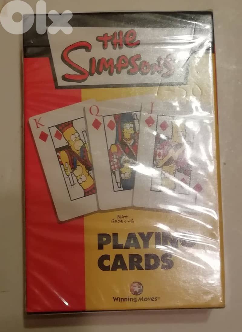 The Simpsons playing cards new sealed 0