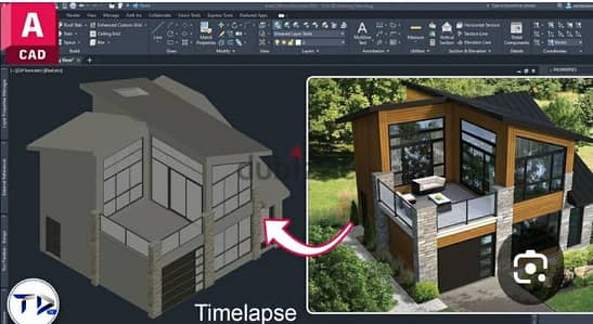training Autocad 2D and 3D. . . 2D for 12 dollars and 3D for 15$/hours