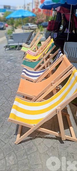 كرسي بحر خشب   wood chair 0