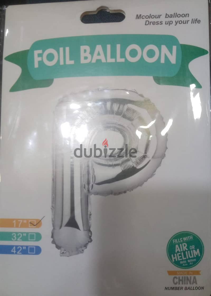 FOIL BALLOON-LETTERS 0