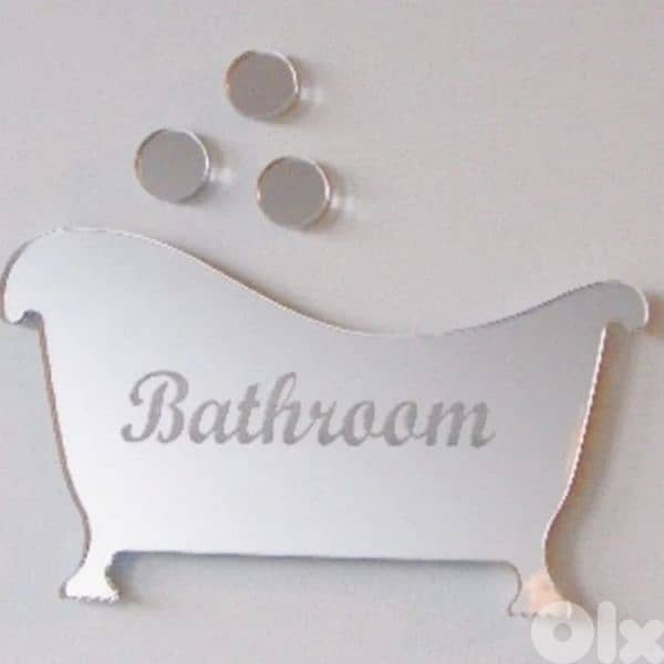 cute bathroom mirror sticker 5