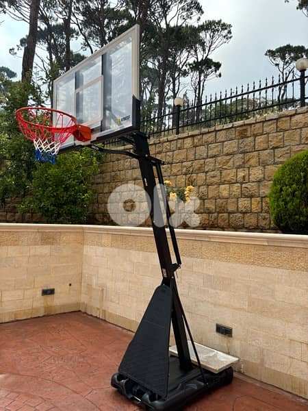 Portable basketball hoop 140 cm x 80 cm 1