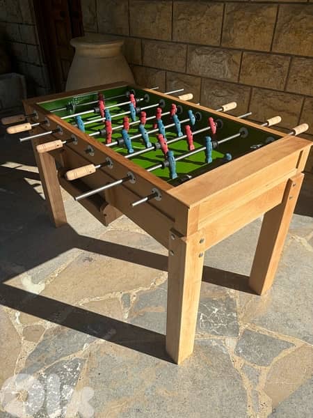 Babyfoot zayn wood table soccer table 0