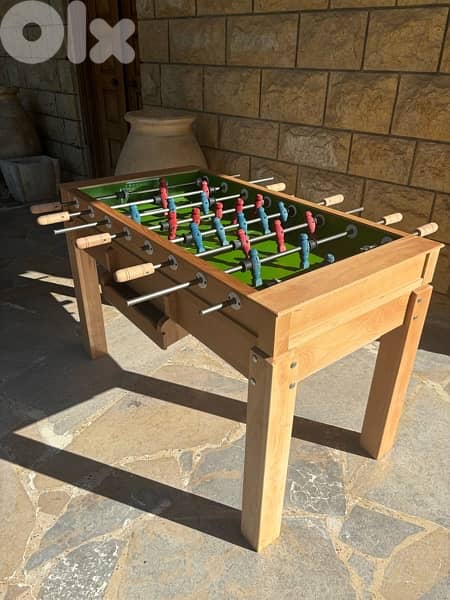 Babyfoot zayn wood table soccer table 1