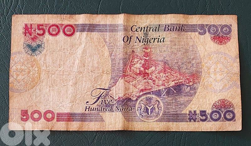 2021 Nigeria 500 Naira 1
