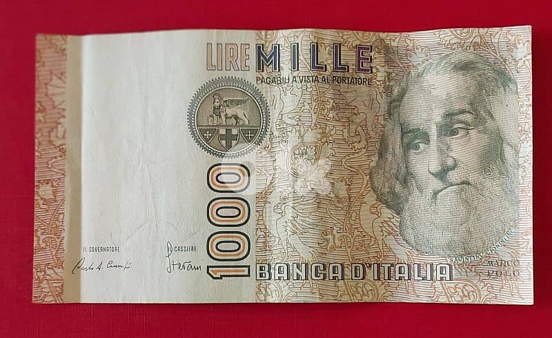 1982 Italy Marco Polo 1,000 Lire 0