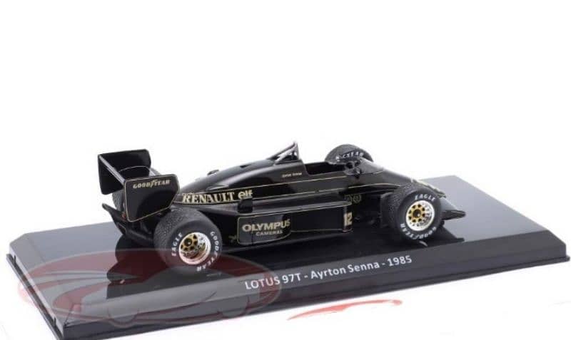 Ayrton Senna Lotus 97T (GP Portugal '85) diecast car model 1;24 4