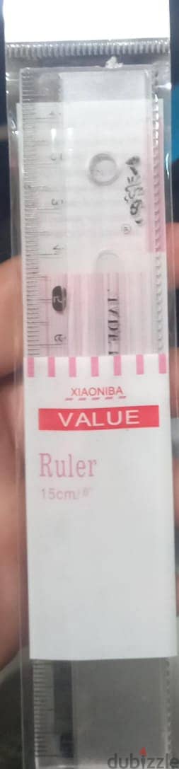 مسطرة بلاستيك 15 سنتم 0