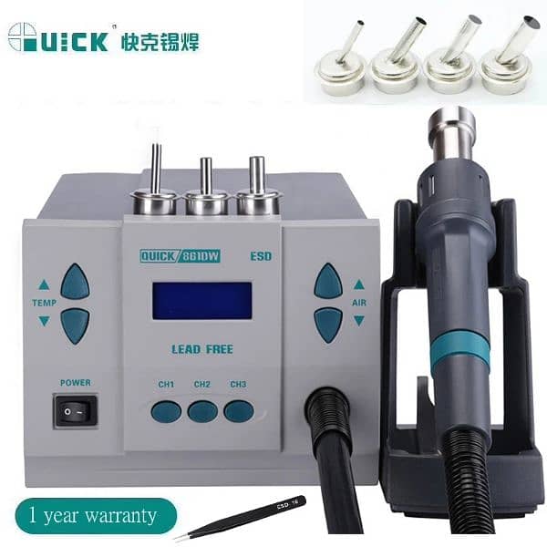 Quick 861DW Original Hot Air Station 0
