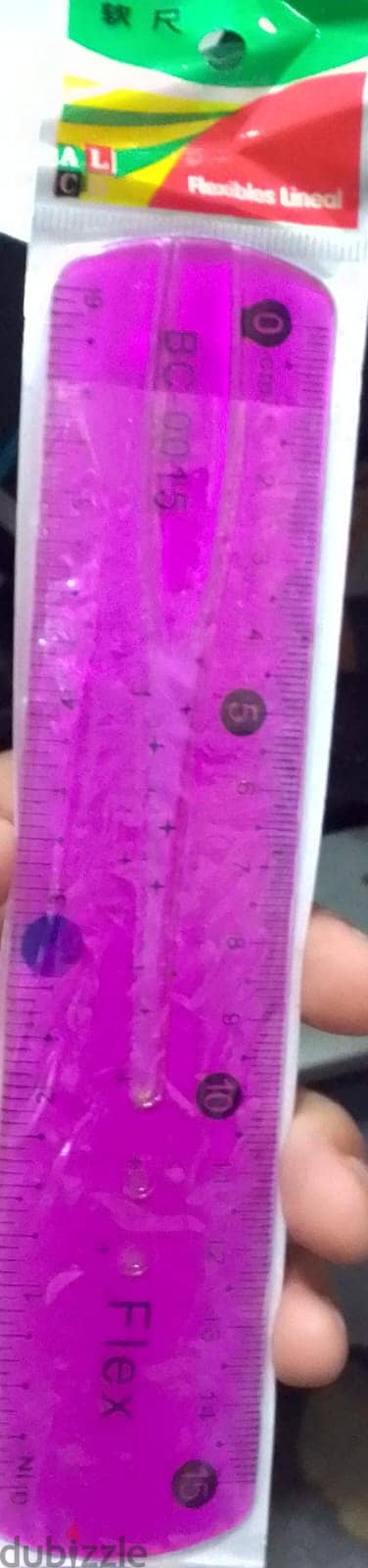 مسطرة لاستيك فليكس 15 سنتم 0