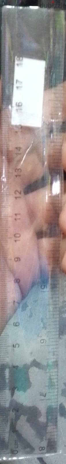 مسطرة بلاستيك 20 سنتم 0