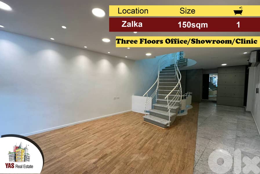 Zalka 150m2 | Office | 3 Floors | High End|Renovated|Prime Location|MJ 0