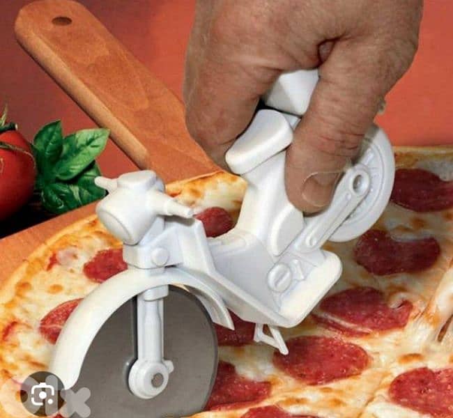 motorcycle shape pizza cutter 0
