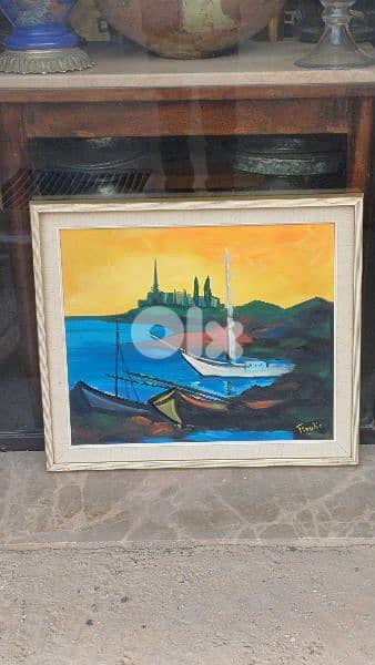 لوحة رسم زيتي 1