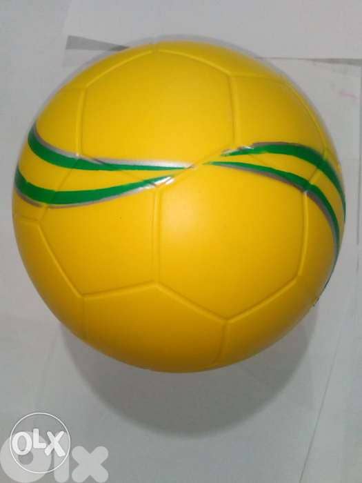 PU Foam Rubber Ball for kids Brasil brazil flag football worldcuP 1