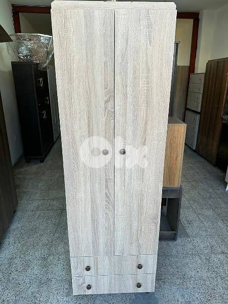 خزانة درفتين للاحذية 60 سم 0