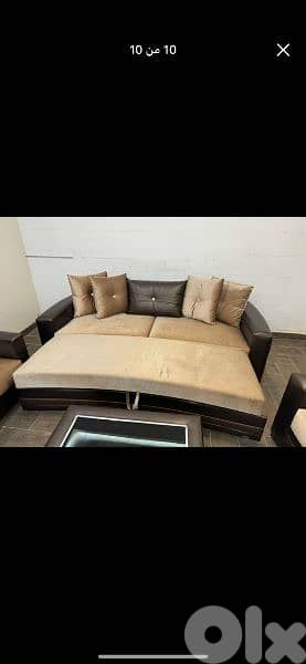 طقم كنبايات شغل Ballona تركي بفتح صندوق وتخت 0