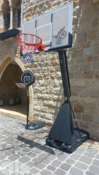 movable hoop stand basketball 0