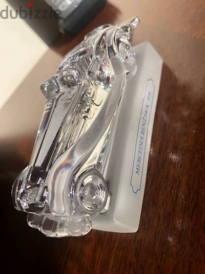 Lead crystal car model