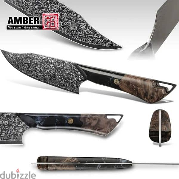 professional demascus steel chefs knife 8