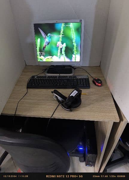 Fujitsu Core i7 2nd 2.40ghz 5800 benchmark all set computer woth ups 1