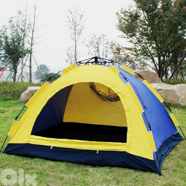 Outdoor Camping Tent, 200 x 200 cm Waterproof Hiking Tent + Carry Bag 6