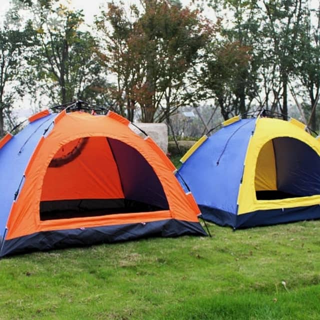 Outdoor Camping Tent, 200 x 200 cm Waterproof Hiking Tent + Carry Bag 8