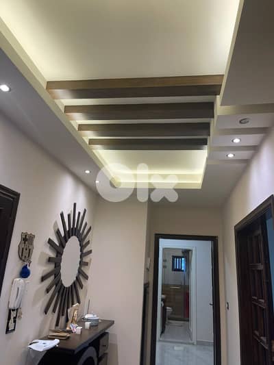 Ain el ghossein fully decorated apartment with terrace & garden Rf#613