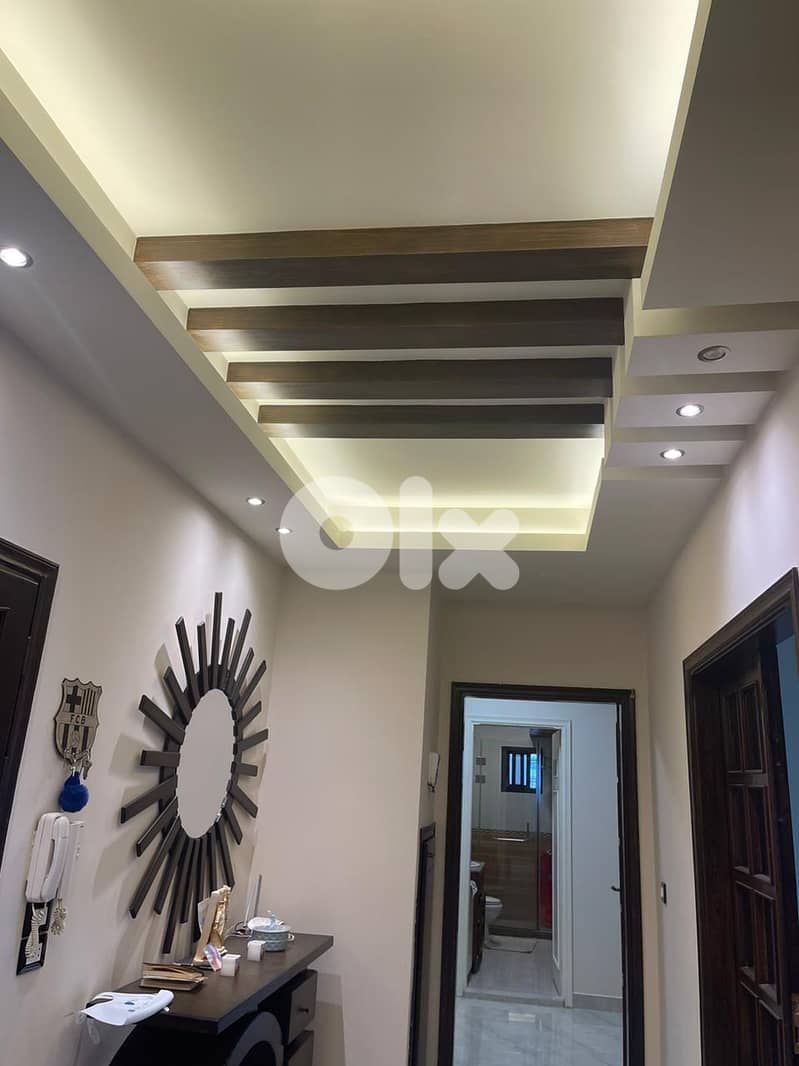 Ain el ghossein fully decorated apartment with terrace & garden Rf#613 0