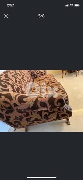 sofa wood and velvet 3