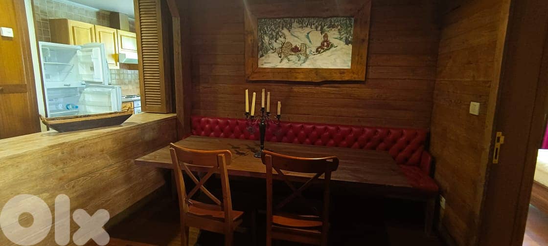 L15555-Decorated Chalet With Garden For Rent In Mzar Kfarzebian 3
