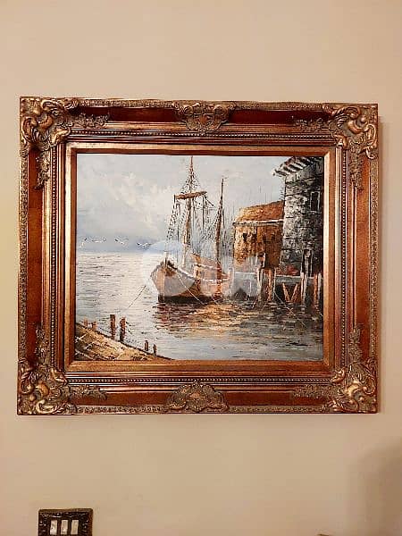 Oil Painting Picture لوحة للحيط رسم زيت 0