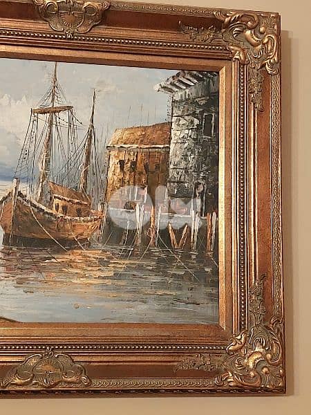 Oil Painting Picture لوحة للحيط رسم زيت 4