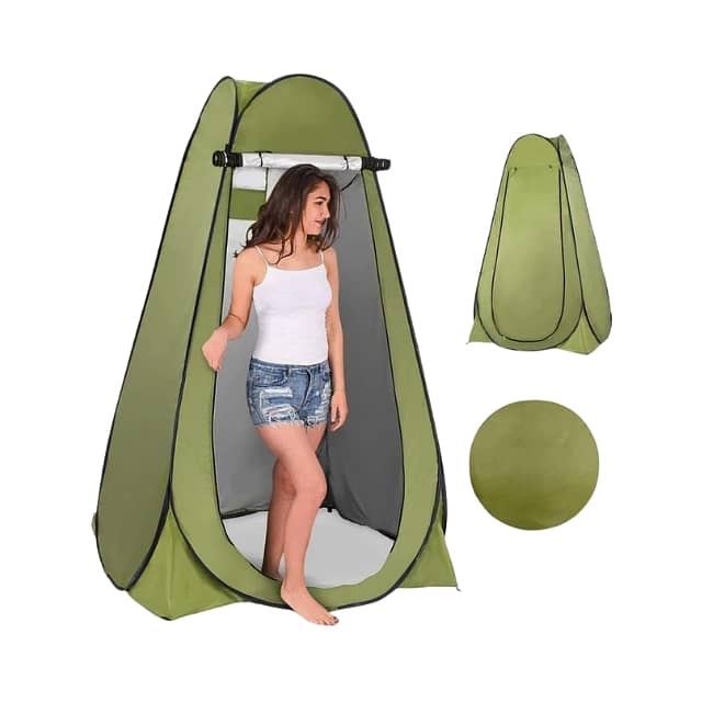 Pop-Up Shower Tent, Privacy Changing Room for Beach, Camping Toilet 5