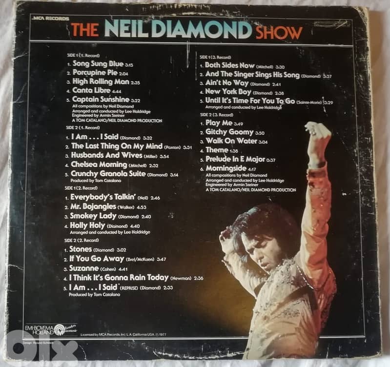 The Neil Diamond show 3 vinyl album 1