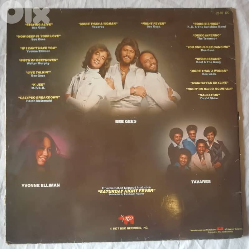 Saturday night fever soundtrack 2 vinyl album 2